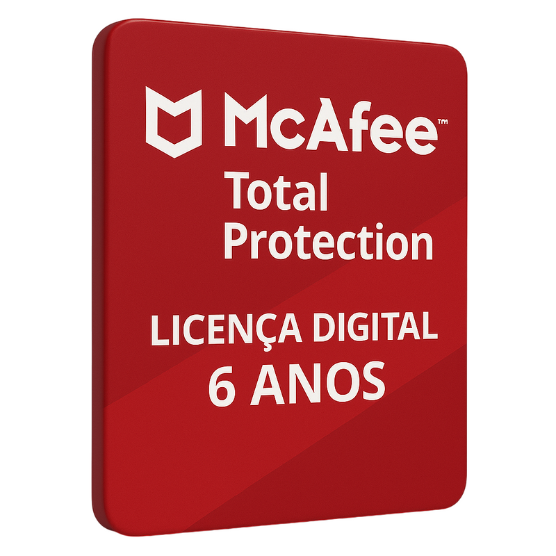 McAfee Total Protection – Licença Digital 6 Anos