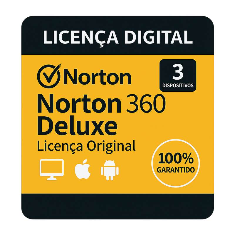 Norton 360 Deluxe Licença Original