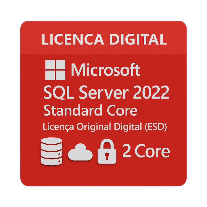 Microsoft SQL Server 2022 Standard Core - 2 Core