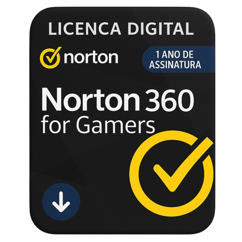 Norton 360 for Gamers Licença Original de 1 Ano